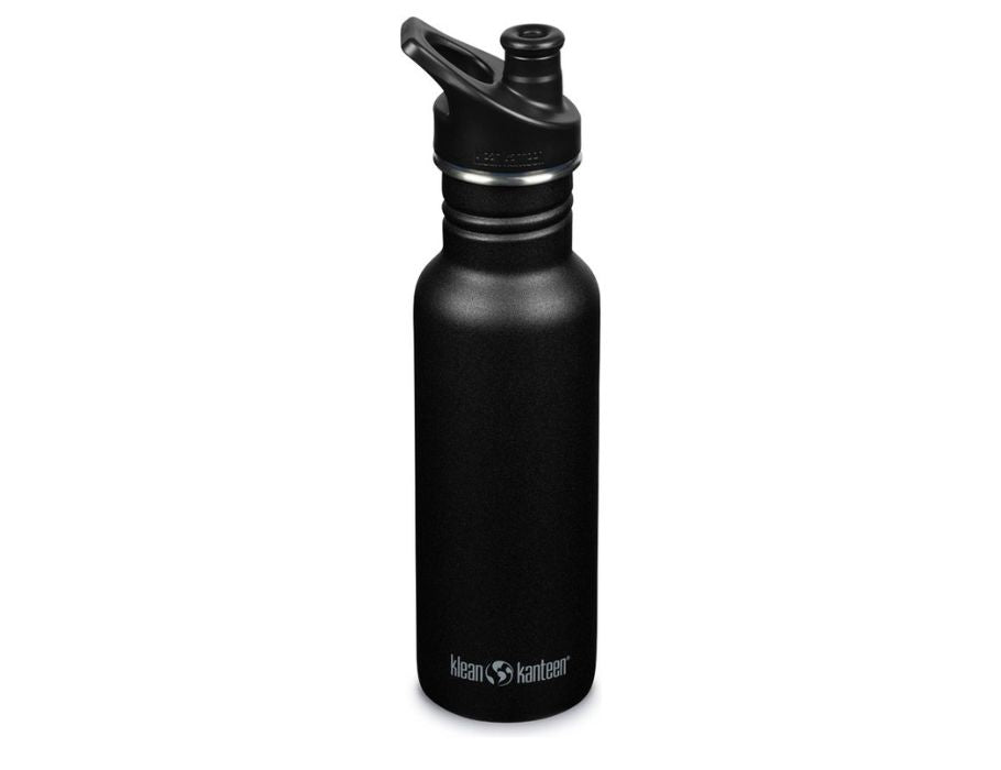Klean Kanteen - Drinkfles - Classic - Narrow - sportdop - zwart - 532 ml