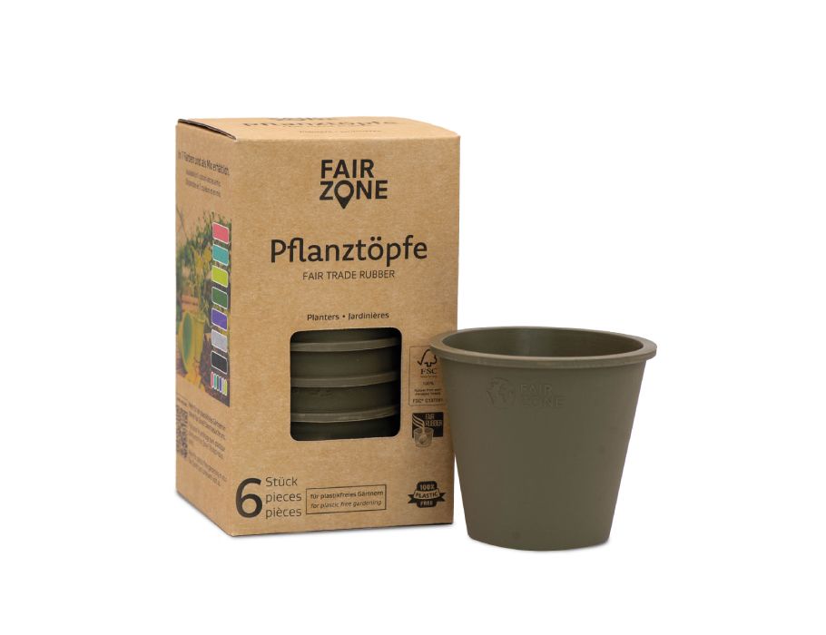Fairzone - Natuurrubber Plantenpotten