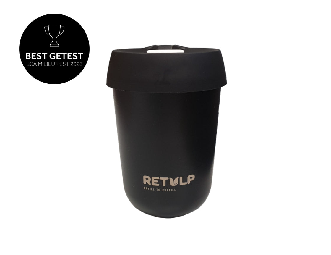 Retulp - Koffiebeker - Black - Night Black