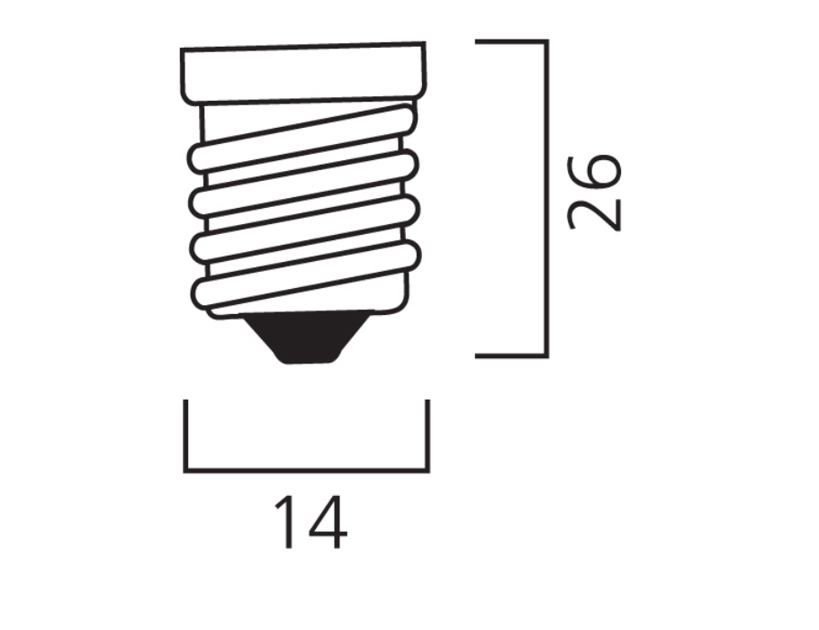 Sylvania - Ledlamp - E14 - 470lm - Reflector - Mat - Koud