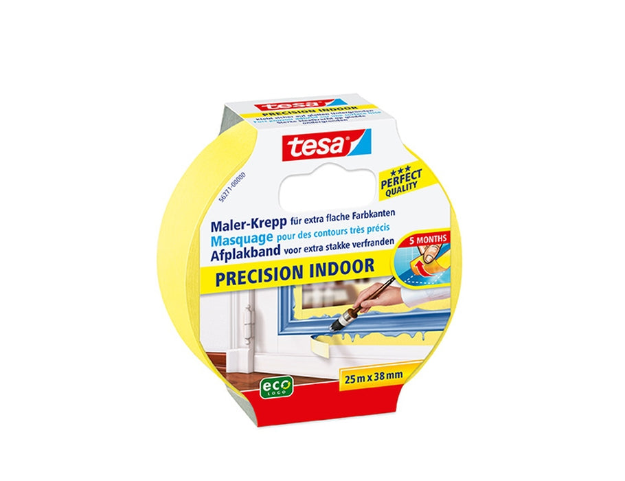 Tesa - Afplak tape voor binnen - 25m x 38mm