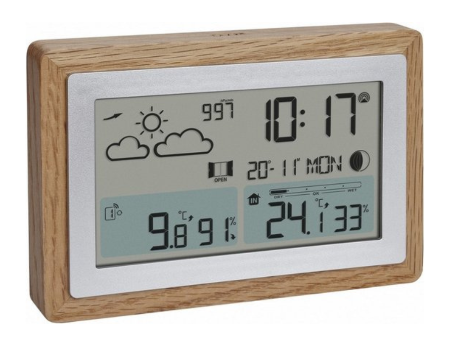 TFA Dostmann - Draadloos Weerstation - Eiken lijst