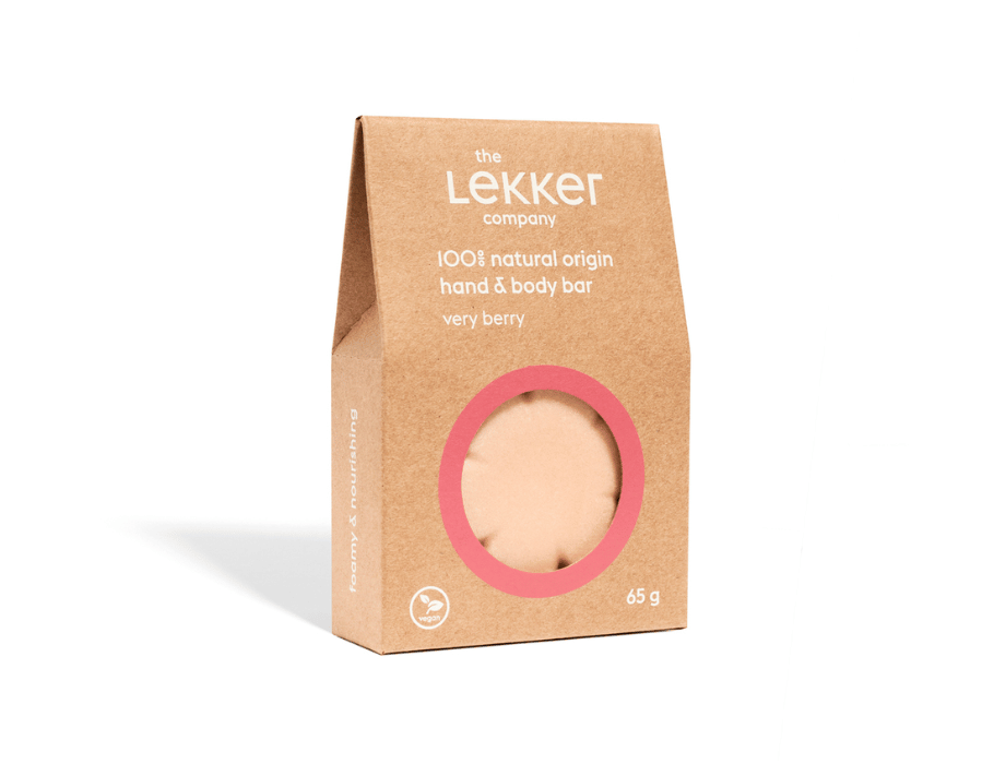 The Lekker Company - Hand & Body Bar - Very Berry