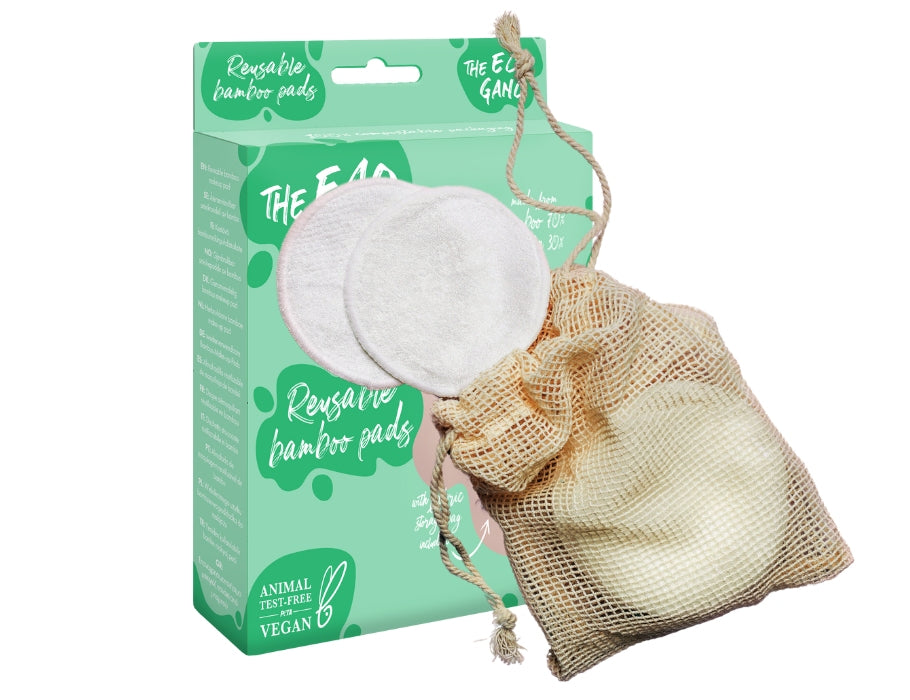 The Eco Gang - Herbruikbare make-up schijfjes - 8 stuks