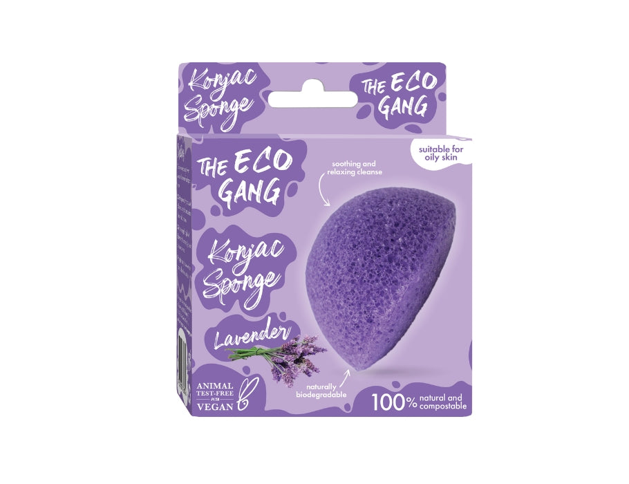 The Eco Gang - Konjac Spons - Lavendel
