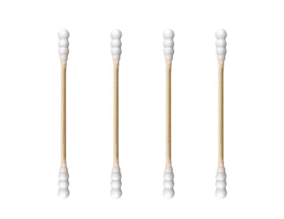 The Eco Gang - Wattenstaafjes - Spiraalvorm - Wit - 100 stuks