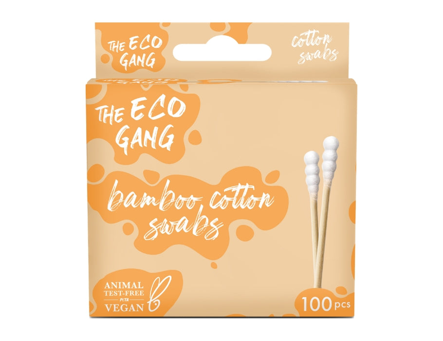 The Eco Gang - Wattenstaafjes - Spiraalvorm - Wit - 100 stuks