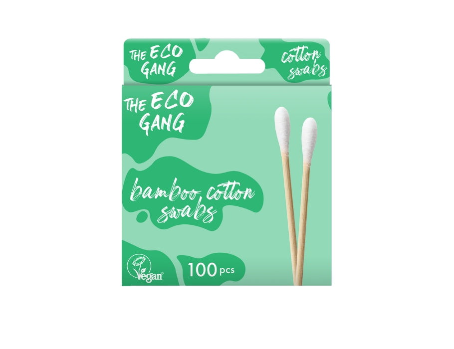 The Eco Gang - Wattenstaafjes - Wit  - 100 stuks