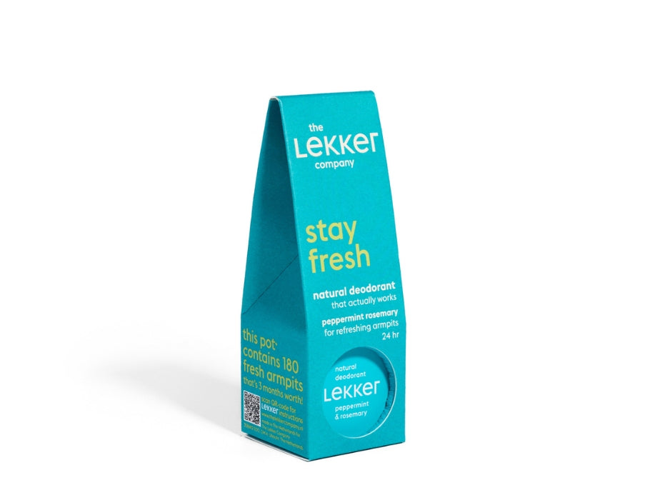 The Lekker Company - Deodorant - Pepermunt & Rozemarijn