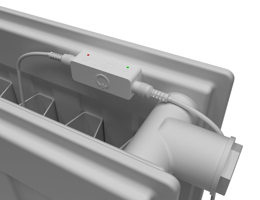 Heat Fan - Heatfan 3 - Radiatorventilator - SOLO - Wit + Touch Sensor