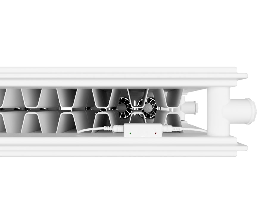 Heat Fan - Heatfan 4 - Radiatorventilator - TRIO - Wit + Touch Sensor