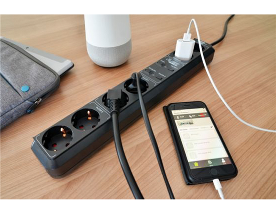 Brennenstuhl - WiFi-stekkerdoos - 6 aansluitingen
