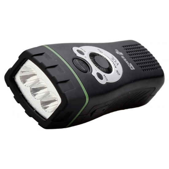 POWERplus - radio en zaklamp - opwindbaar voor het noodpakket