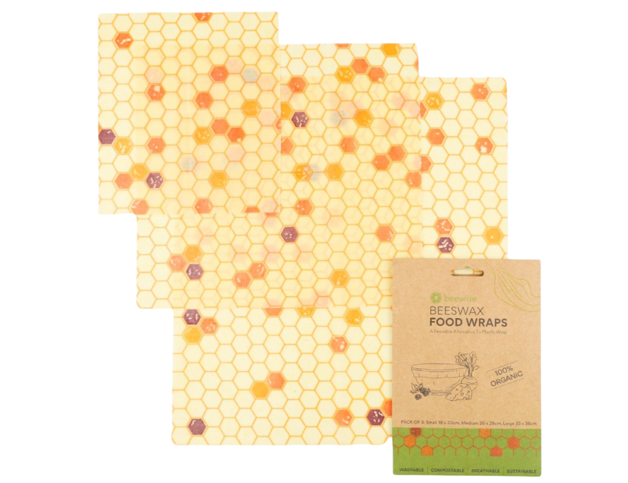 Beewise - Bijenwasdoek - Set van 3