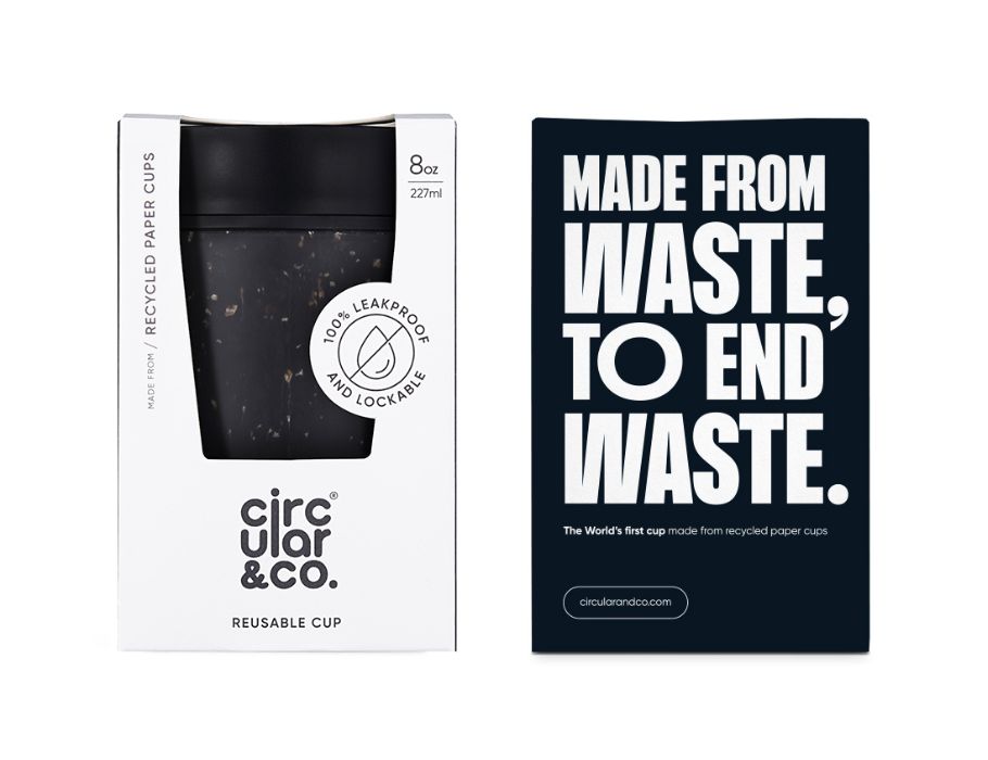 Circular&Co. - Koffiebeker - Circular Cup - Zwart - 227 ml