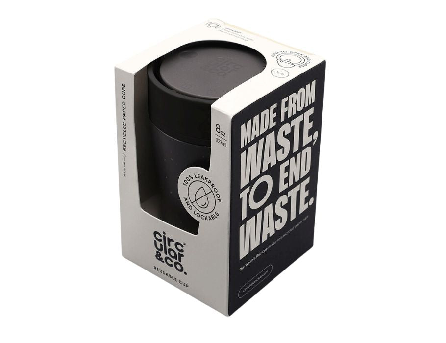 Circular&Co. - Koffiebeker - Circular Cup - Zwart - 227 ml