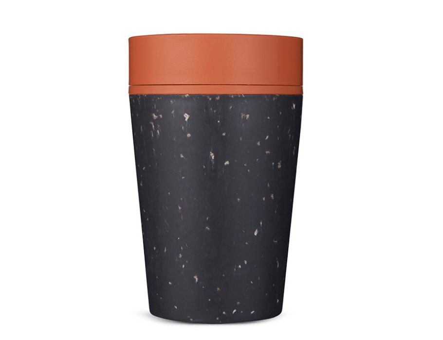 Circular&Co. - Koffiebeker - Circular Cup - Zwart/Oranje - 227 ml