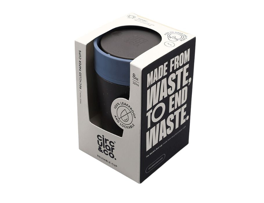 Circular&Co. - Koffiebeker - Circular Cup - Zwart/Blauw - 227 ml