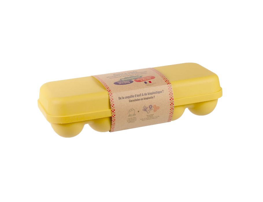 Ah! Table! - Bioplastic Eierdoos - 10 Eieren - Geel