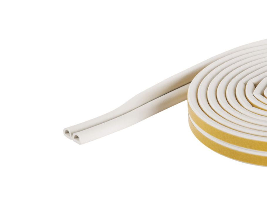 Fix-o-moll - Tochtband - D profiel - 50m x 9mm - 3-5.5mm - wit