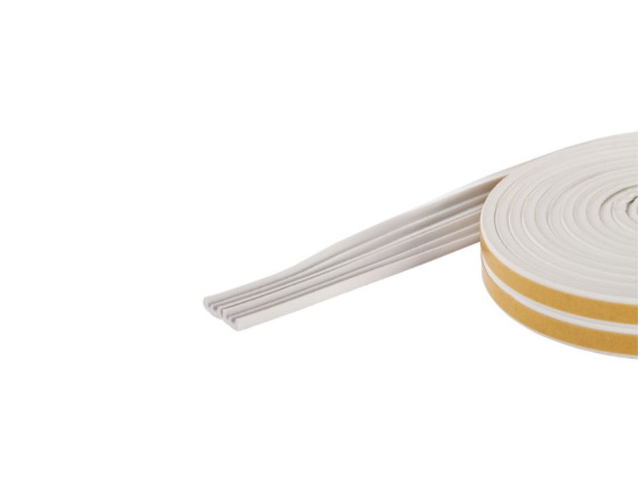 Fix-o-moll - Tochtband - E profiel - 50m x 9 mm - 2-3.5mm - wit