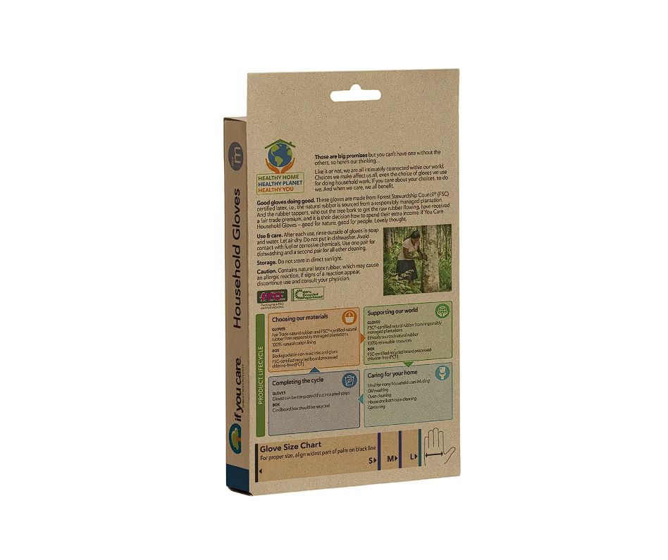 If You Care - Huishoudhandschoenen - FSC rubber - S