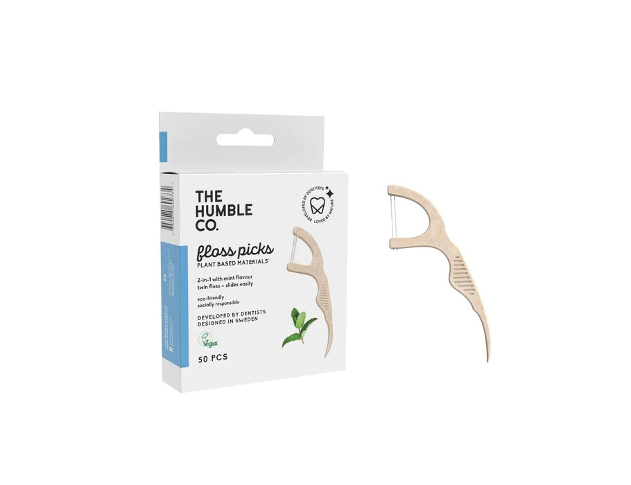 The Humble Co. - Tandenstokers met Flosdraad - Mint