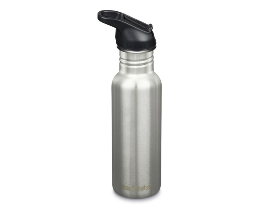 Klean Kanteen - Drinkfles - Classic Narrow - Sportdop met flip - Brushed Stainless - 532 ml
