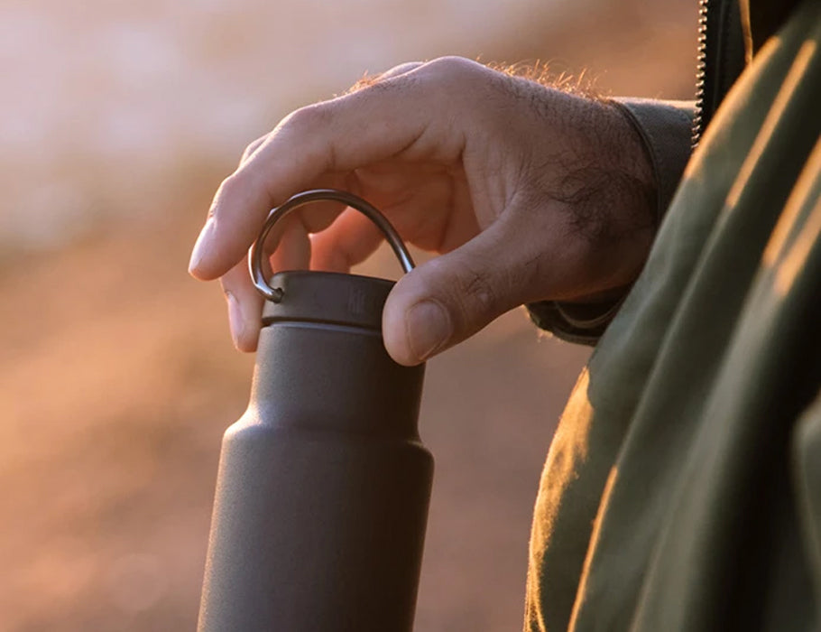 Klean Kanteen - Wijde Dop - Loop Cap - Zwart