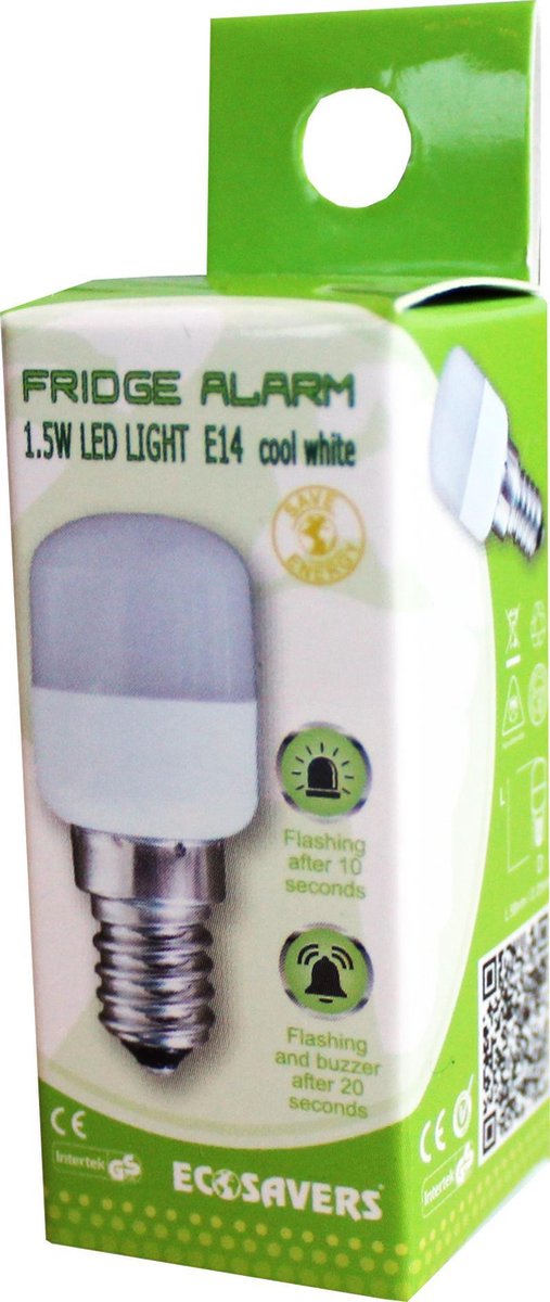 Ecosavers - Ledlamp voor Koelkast - met Alarm