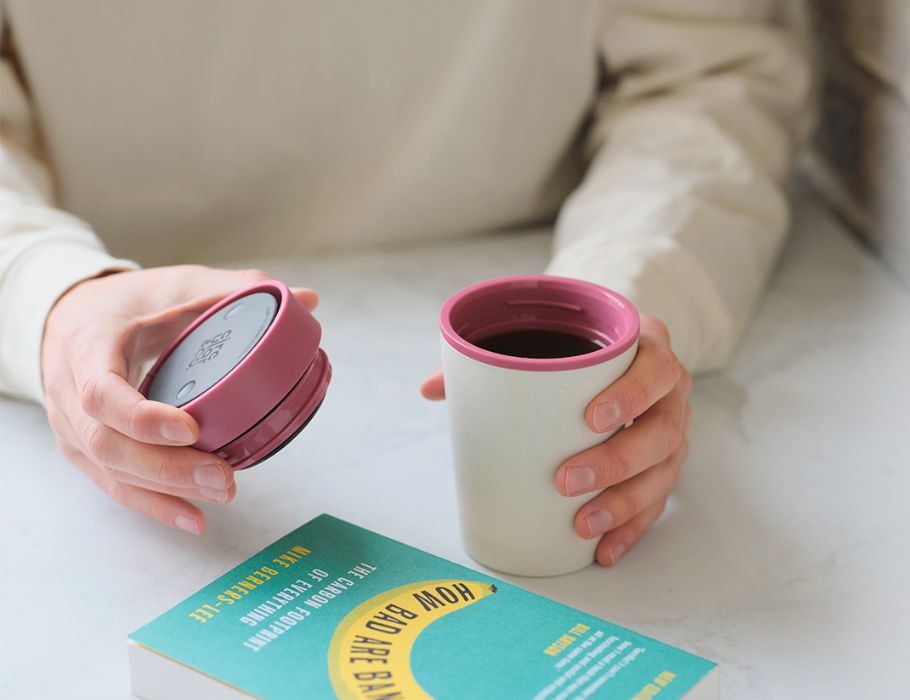 Circular&Co. - Koffiebeker - Circular Cup - Grijs/Roze - 227 ml