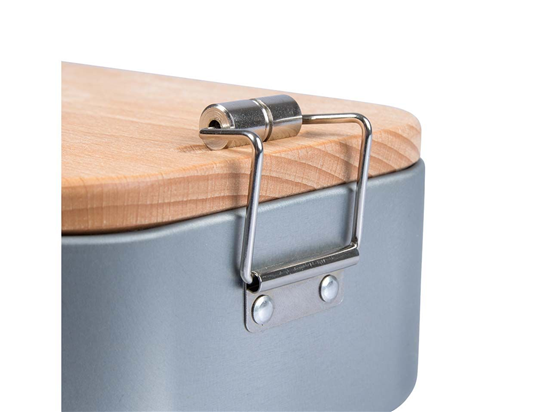 Memo - Lunchbox 2 in 1 - met beukenhouten deksel/snijplank