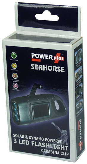 POWERplus - Zaklamp Seahorse met carabijnhaak