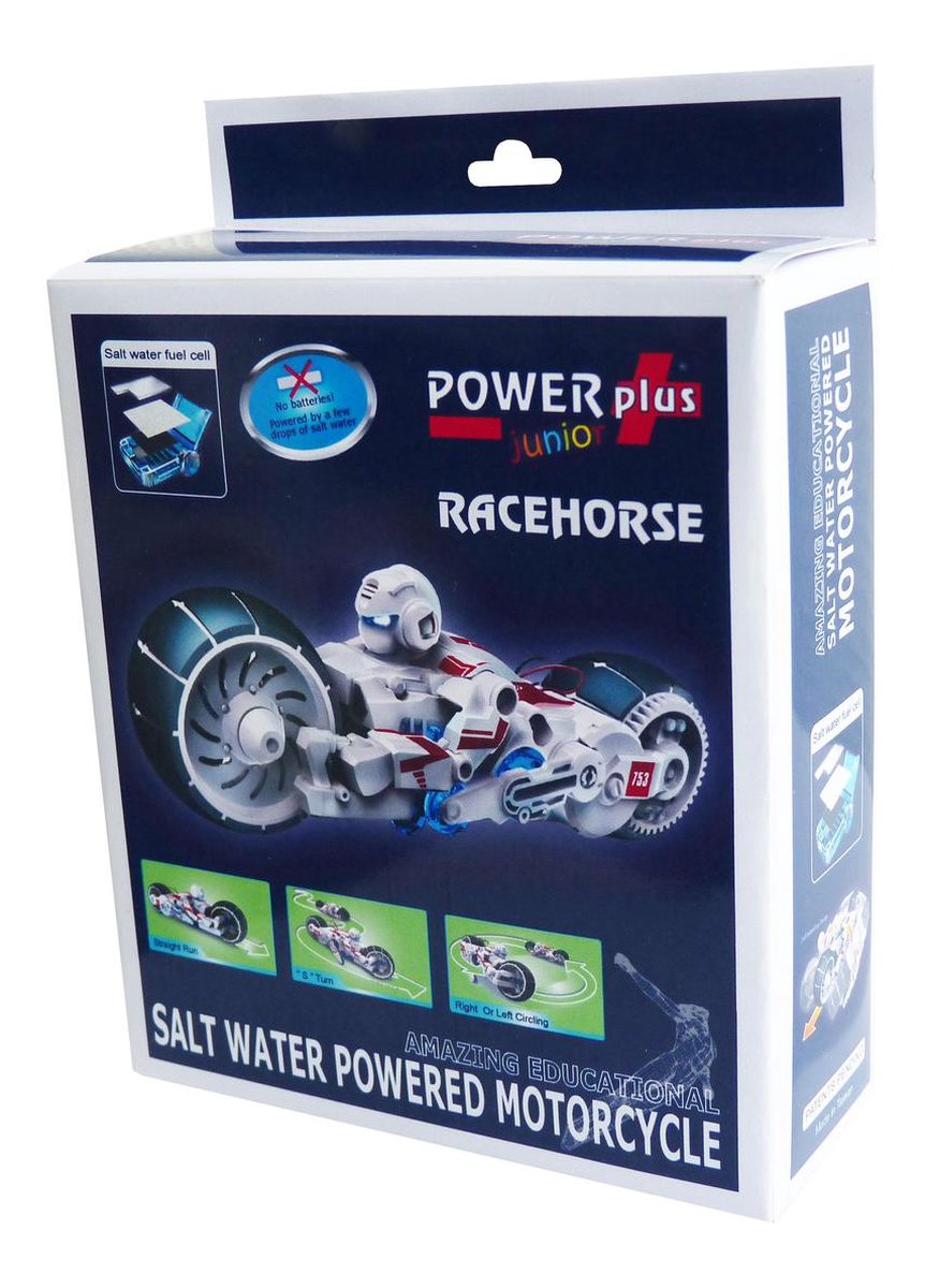 POWERplus - Bouwpakket – Stoere motor Racehorse op zoutwater