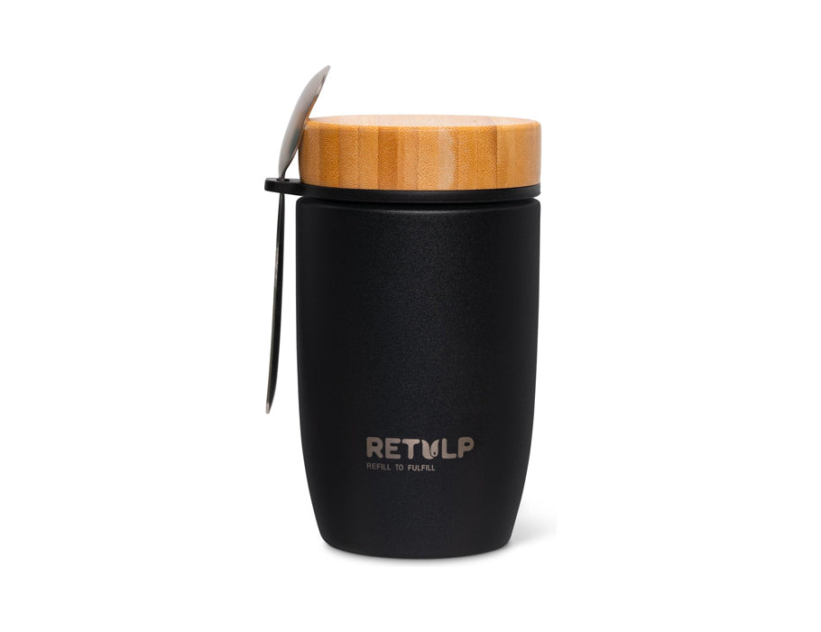 Retulp - Lunchbeker - Big Mug - Premium Black - 500 ml