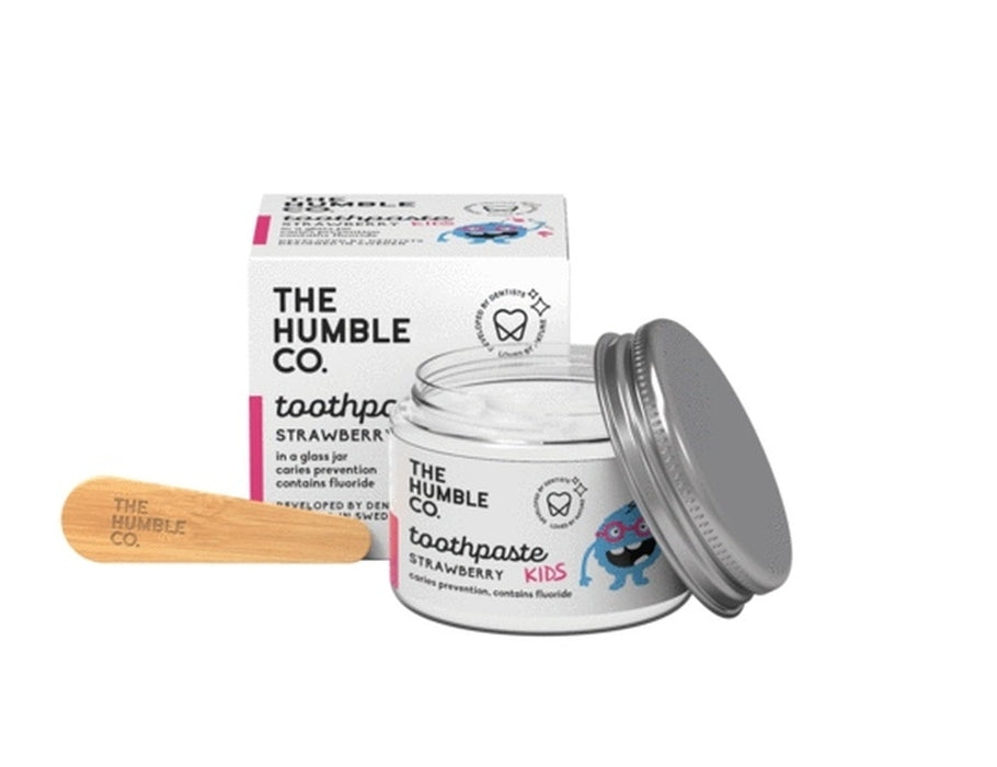 The Humble Co. - Kindertandpasta - Aardbei met fluor