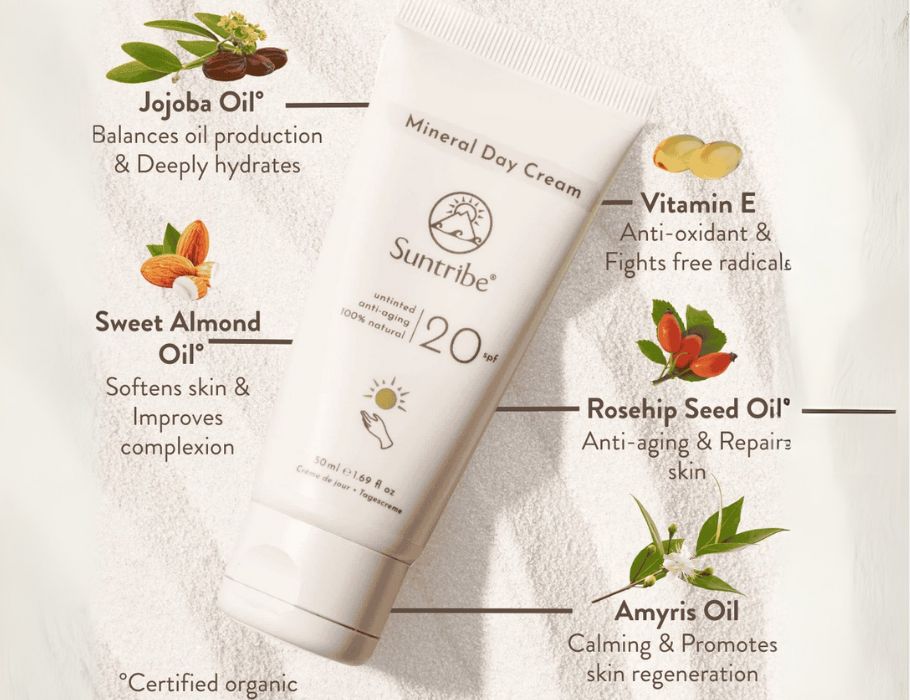 Suntribe - Dagcrème - SPF 20 - All Natural - 50ml