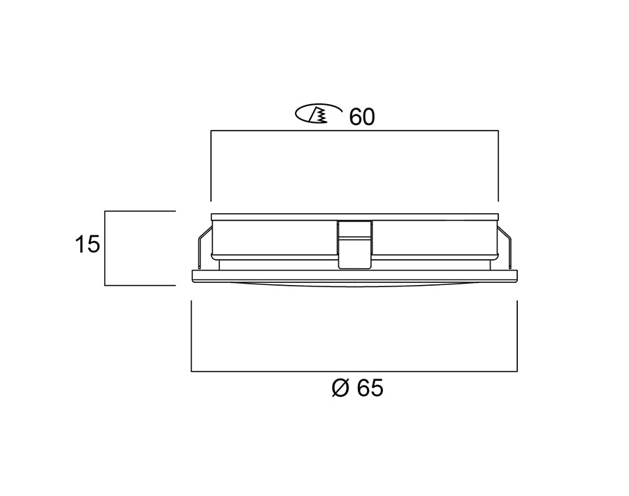 Sylvania - Keukenspot LED - set van 3 - 270 lm - IP20 - wit