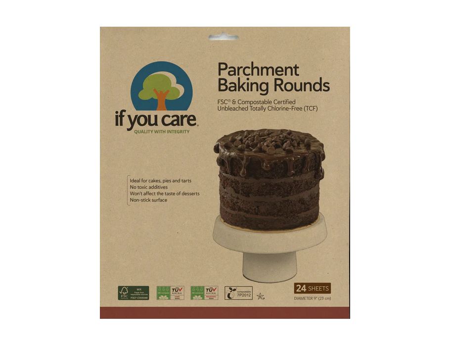 If You Care - Bakpapier rond - 24 stuks