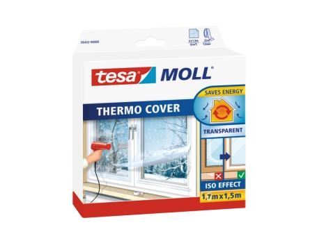 Tesa - Venster isolatiefolie - Thermo Cover - 1,7m x 1,5m