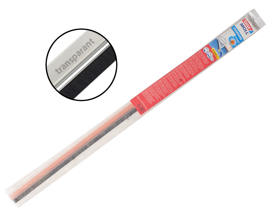 Tesa - Deurborstel effen vloer - 100 x 3.7 cm - transparant