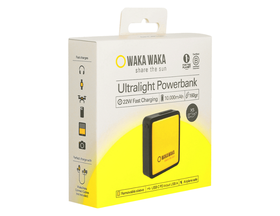 WakaWaka - Powerbank - Power 10 Ultralight - 10.000 mAh