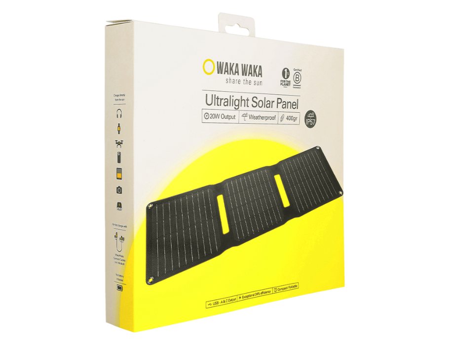 WakaWaka - Opvouwbaar Zonnepaneel - Ultralight - 20W