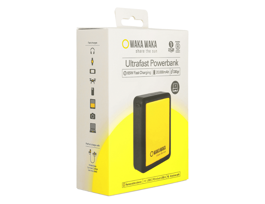 WakaWaka - Powerbank - Power 20 Ultrafast - 20.000 mAh
