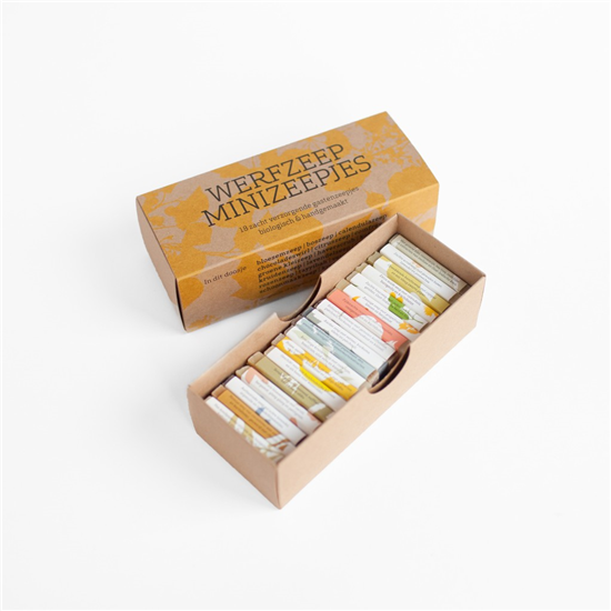 Werfzeep - Cadeaudoos - 18 minizeepjes