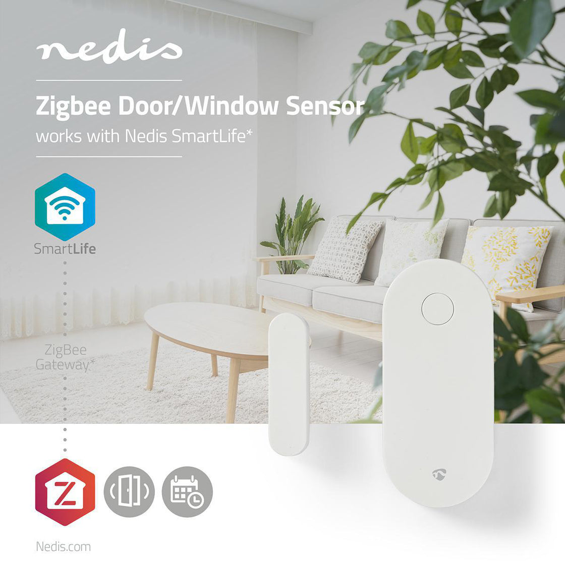 Nedis - Slimme Deur-/Raamsensor - Zigbee 3.0