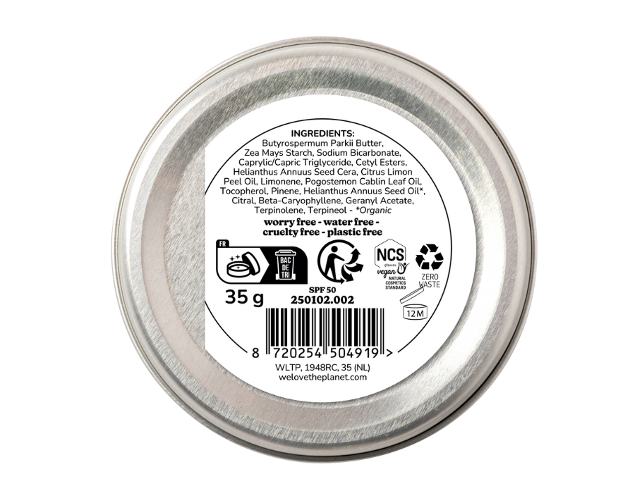 We Love The Planet - Zonnebrand - SPF50
